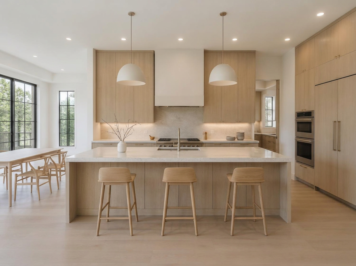 Virtually staged Kitchen