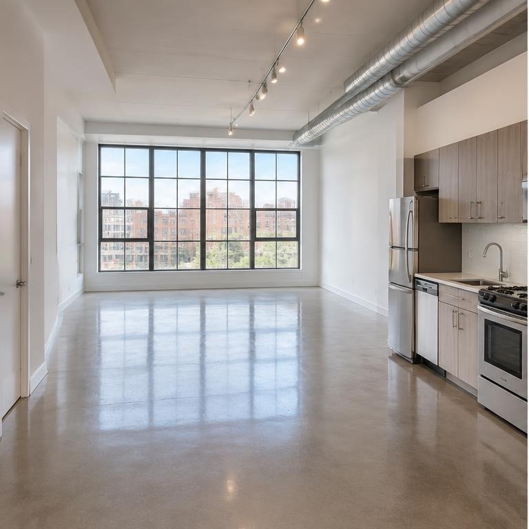 Empty Studio Apartment