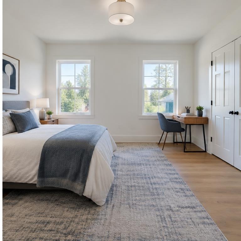 Virtually staged Teen Bedroom